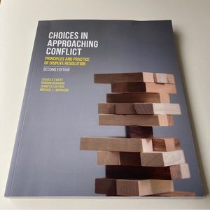 Choices in Approaching Conflict, 2nd Edition, Ewert, Barnard, Like New C…